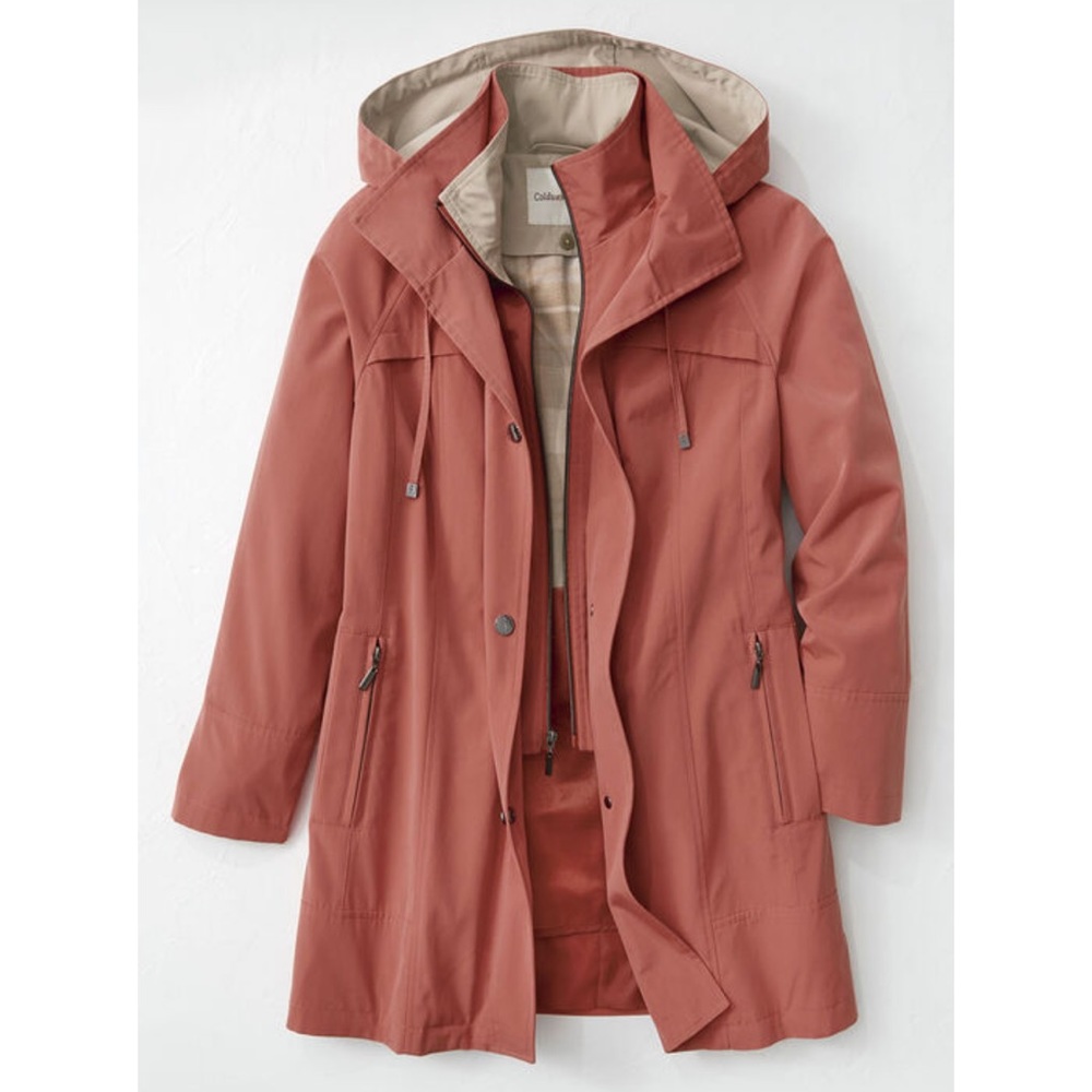 NWOT Red Coral All-Season Coldwater Creek Jacket XL